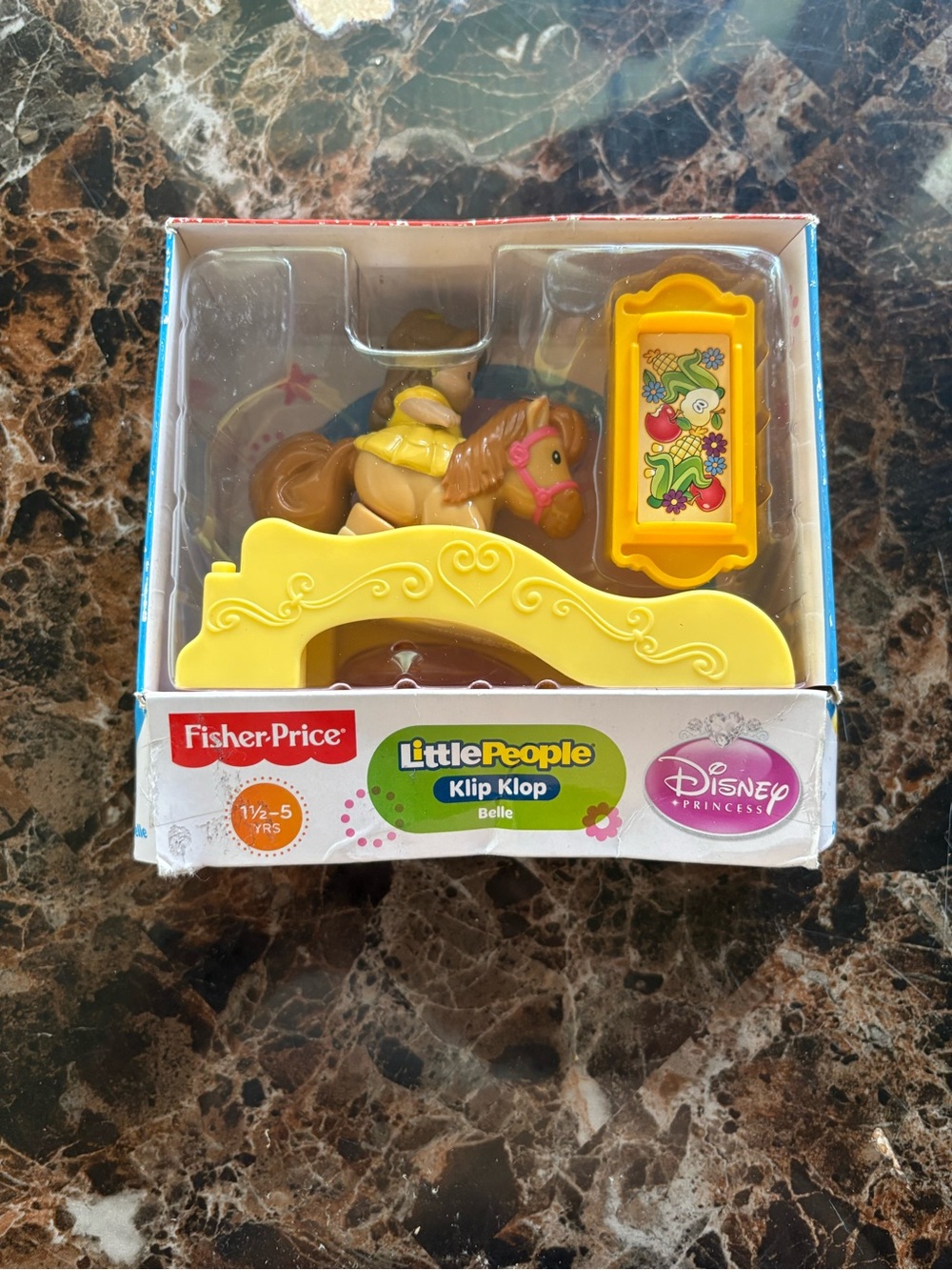 Fisher-Price Little People Klip Klop Belle Horse Playset